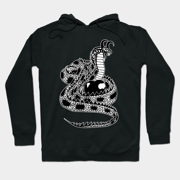 Serpent and the Poisonous Apple Hoodie by euglenii